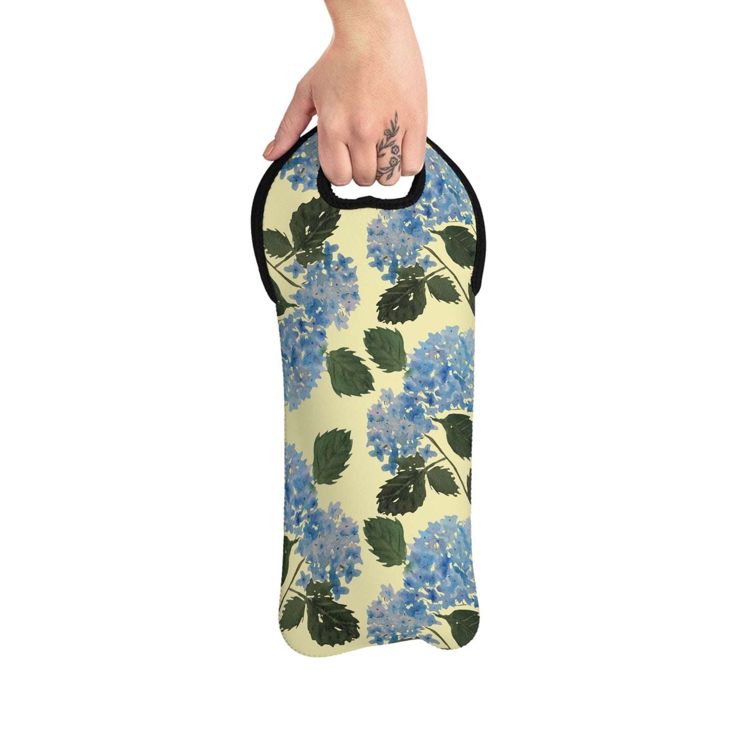 Hydrangea Wine Tote Bag by Sharon Tiger - Fur, Feathers and Flowers