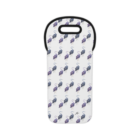 Wine Tote - Fur, Feathers and Flowers