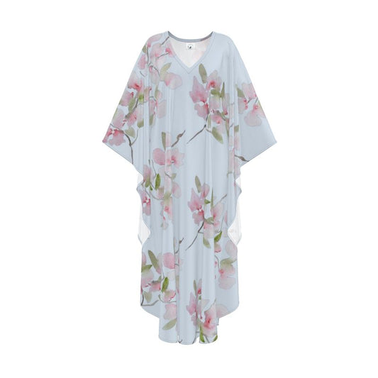 Kaftan, Cherry Blossom Original Watercolor by Sharon Tiger - Fur, Feathers and Flowers