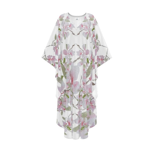 Mirrored Cherry Blossom Original Watercolor by Sharon Tiger - Fur, Feathers and Flowers