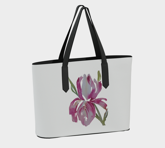 Vegan Leather Tote Bag - Fur, Feathers and Flowers