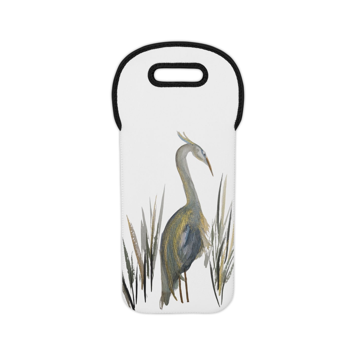 Wine Tote– Heron Watercolor by Sharon Tiger - Fur, Feathers and Flowers