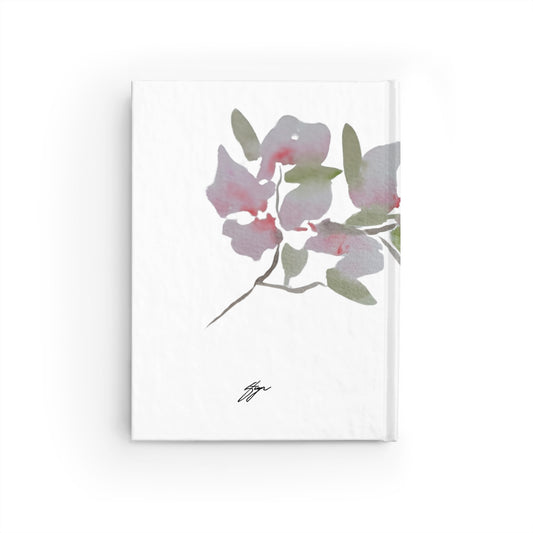 Journal, Original Cherry Blossom Watercolor, by Sharon Tiger - Fur, Feathers and Flowers