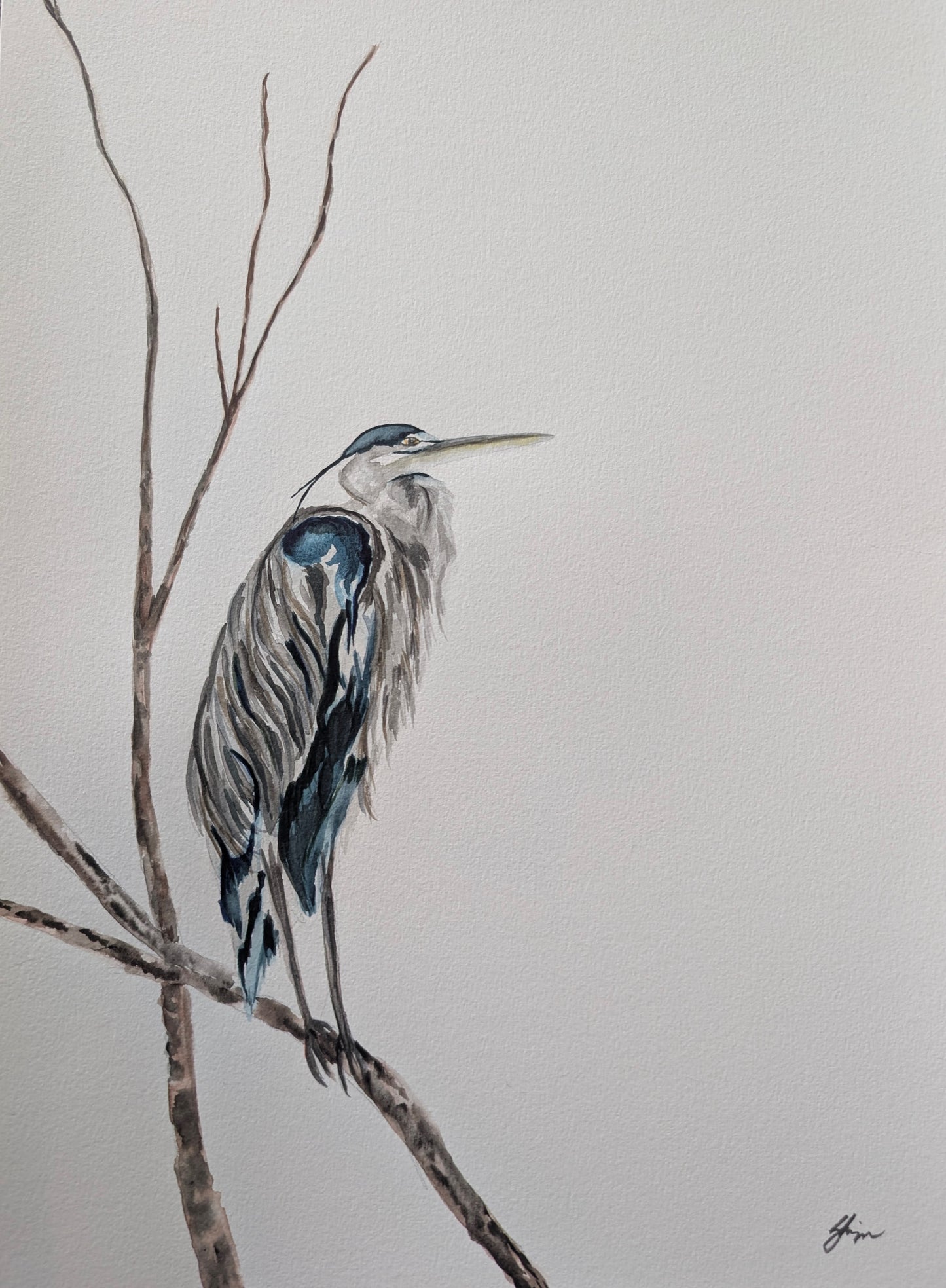 The Tall Watcher: One Original. Ten Prints. A Study of Elegant Simplicity.