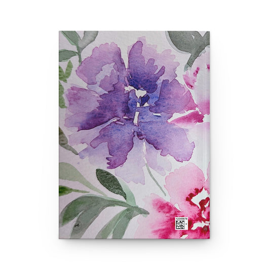 Journal Floral Original Watercolor by Sharon Tiger - Fur, Feathers and Flowers