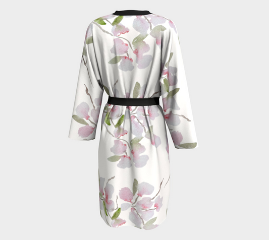 Peignor, Cherry Blossom Original Watercolor by Sharon Tiger - Fur, Feathers and Flowers