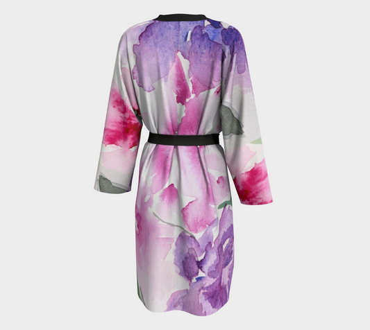 Peignor Floral Original Watercolor by Sharon Tiger - Fur, Feathers and Flowers