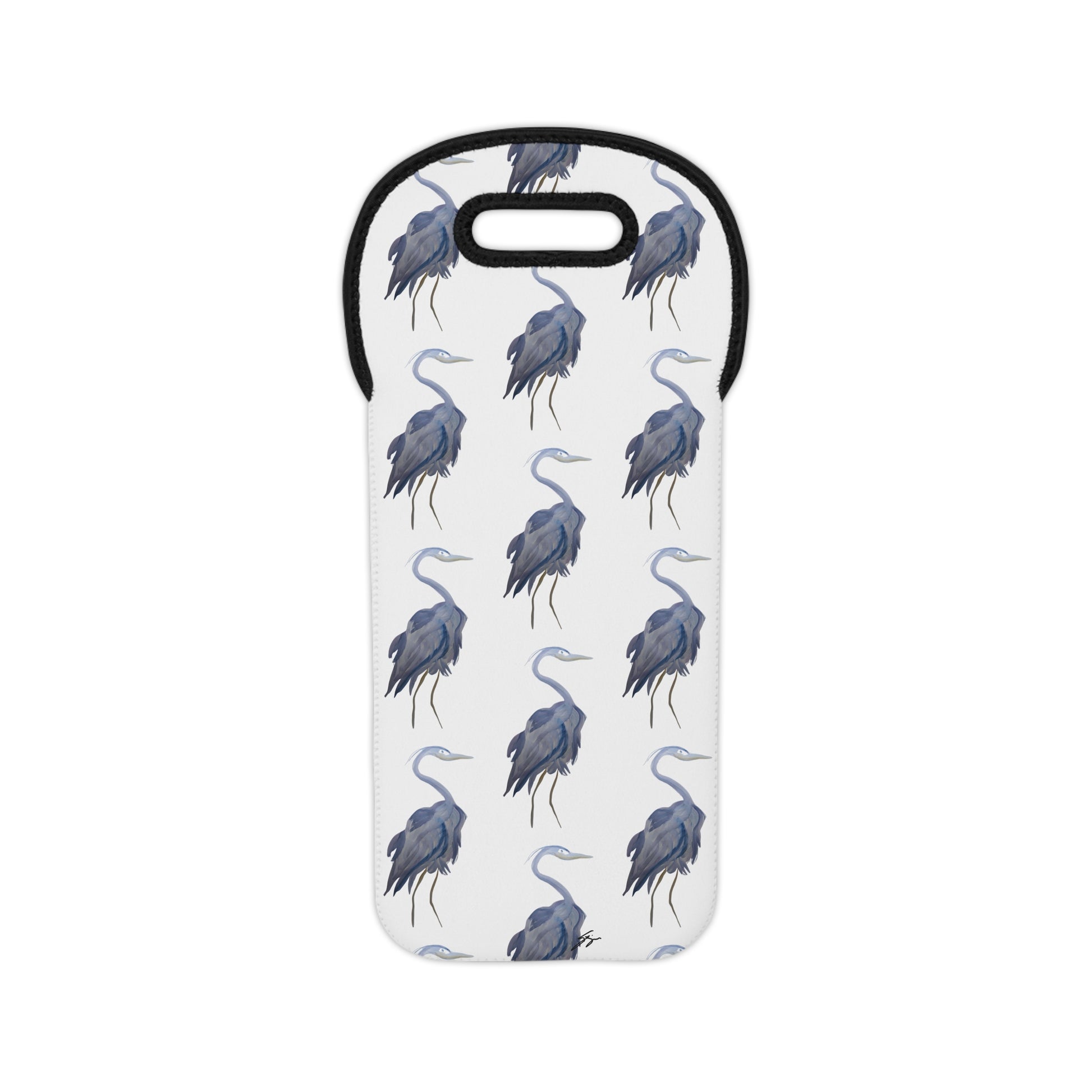 Wine Tote - Fur, Feathers and Flowers