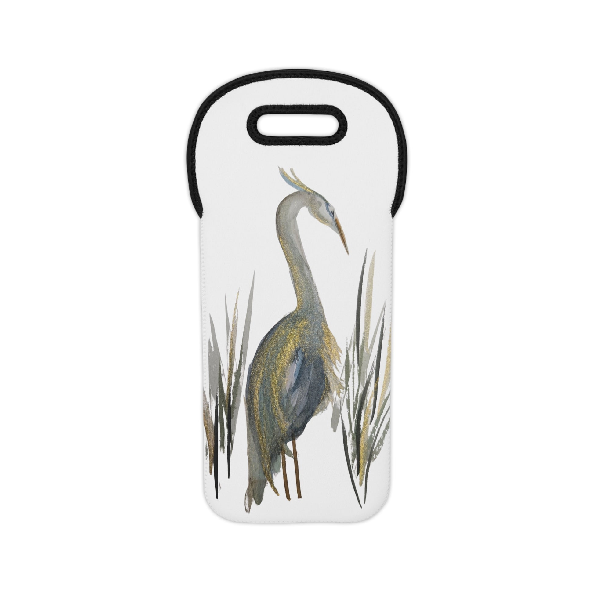 Wine Tote– Heron Watercolor by Sharon Tiger - Fur, Feathers and Flowers