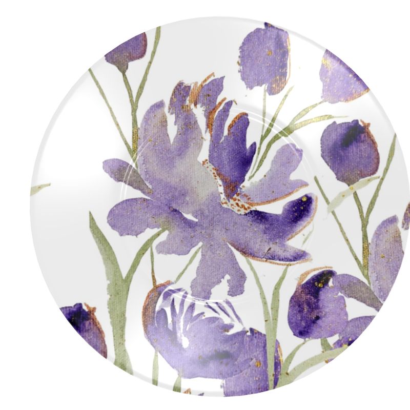 Tea Cups & Saucers, Original Watercolor by Sharon Tiger - Fur, Feathers and Flowers