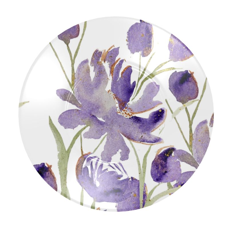 Tea Cups & Saucers, Original Watercolor by Sharon Tiger - Fur, Feathers and Flowers