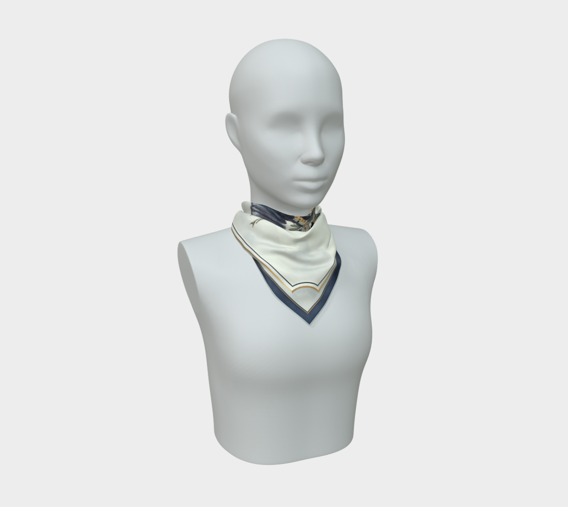 Flying Heron Scarf by Sharon Tiger