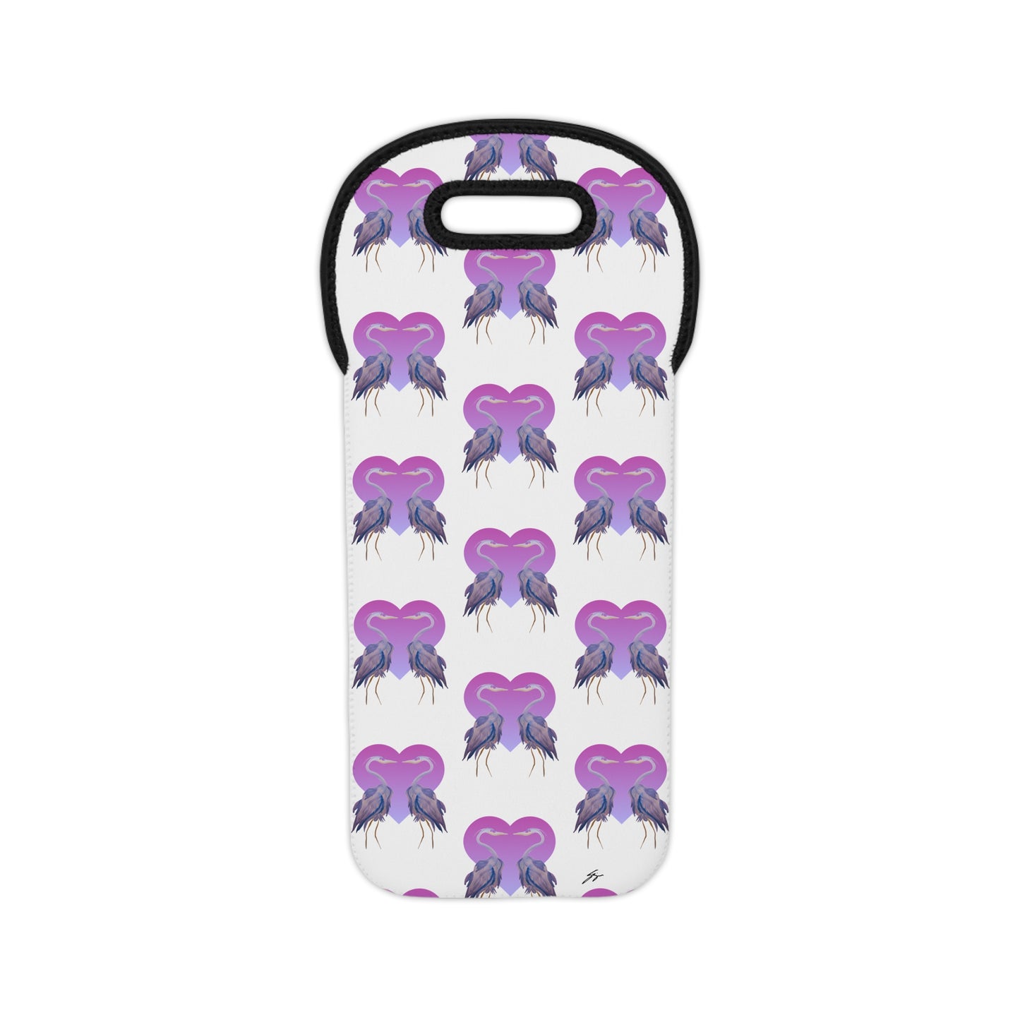 Wine Tote - Fur, Feathers and Flowers