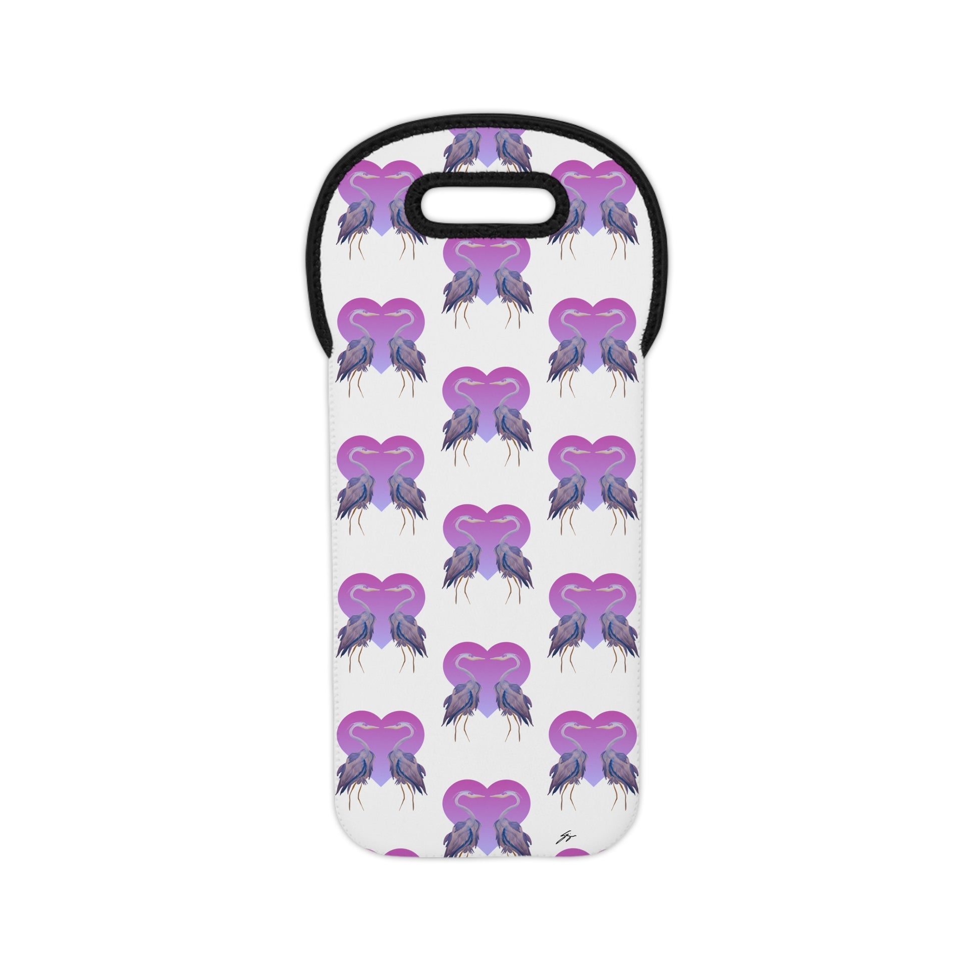 Wine Tote - Fur, Feathers and Flowers