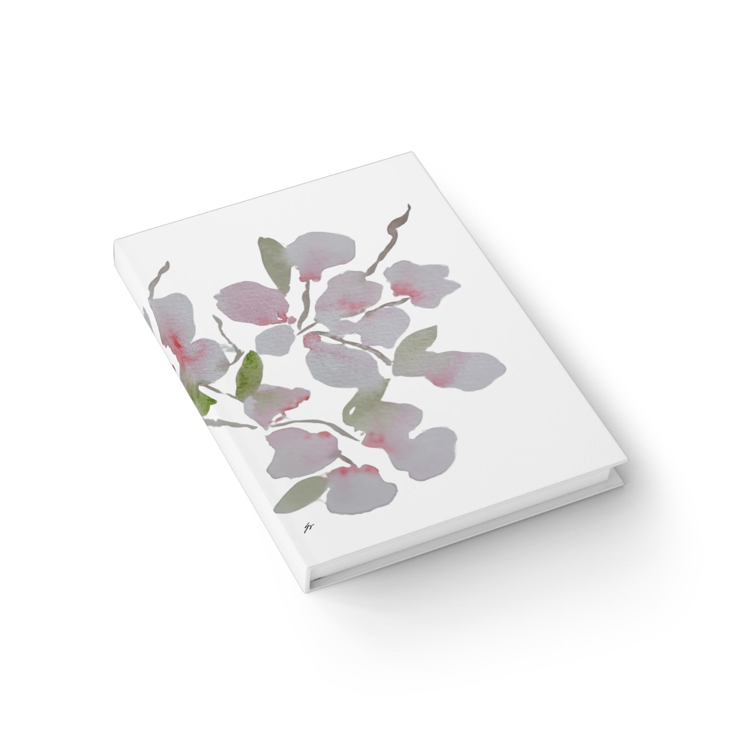 Journal, Original Cherry Blossom Watercolor, by Sharon Tiger - Fur, Feathers and Flowers