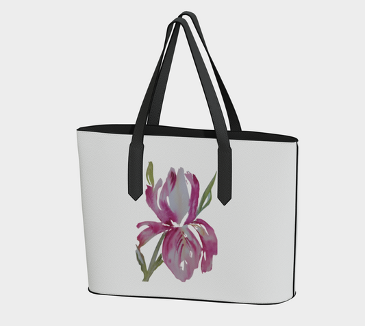 Vegan Leather Tote Bag - Fur, Feathers and Flowers