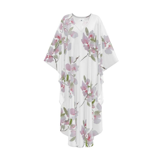 Kaftan, Cherry Blossom Original Watercolor by Sharon Tiger - Fur, Feathers and Flowers